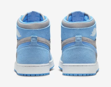 Jordan 1 Zoom CMFT 2 University Blue Paar Ferse