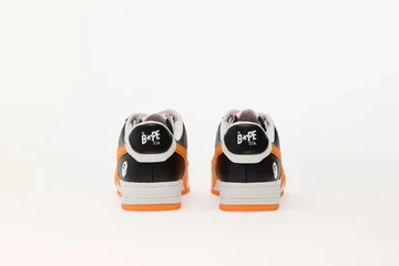 Bape Sta 2 M2 Black Orange Ferse Paar