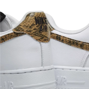 Air Force 1 Ivory Snake Ferse Detail