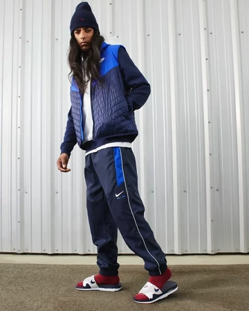 Nike Air Max 1 Slide Obsidian On Feet