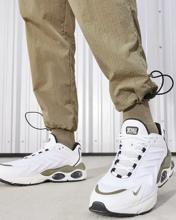 Nike Air Max TW White Olive On Feet Detail