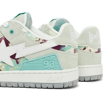 Bape SK8 Sta #3 M2 Gray Paar Fersen