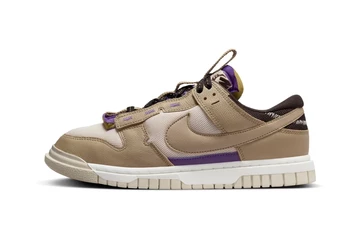Nike Air Dunk Jumbo Tan Mushroom Seitenansicht
