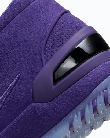 LeBron Nike Air Zoom Generation Court Purple Detail Ferse