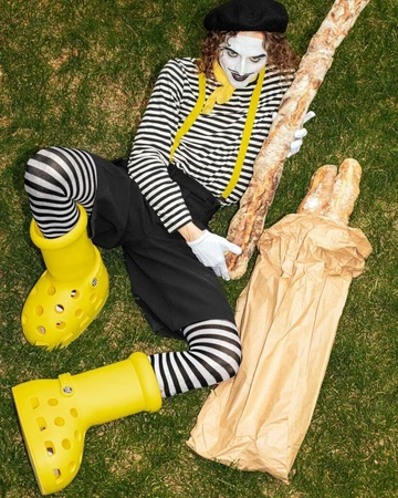 MSCHF Crocs Yellow Big Boot Lookbook 2