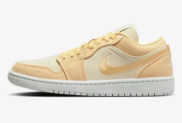 Jordan 1 Low Canvas Celestial Gold Innenseite