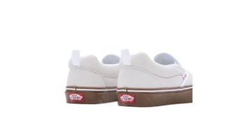 Vans Knu Slip On White Gum Ferse