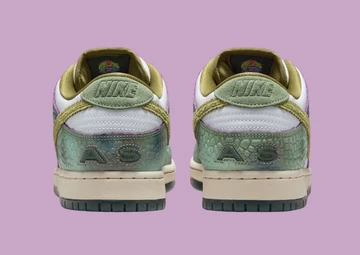 Alexis Sablone Nike SB Dunk Low Oil Green von hinten