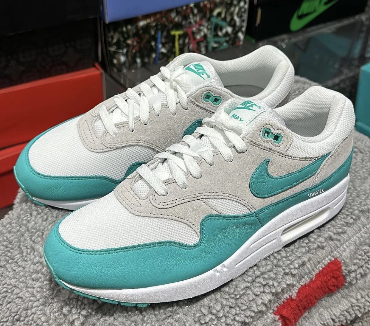 Nike air max 1 blue fury hotsell