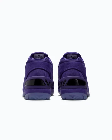 LeBron Nike Air Zoom Generation Court Purple von Hinten