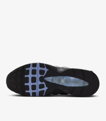 Nike Air Max 95 Cool Grey & Psychic Blue Sohle