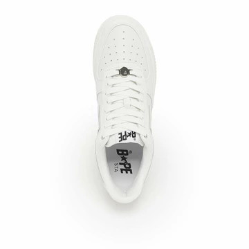 A Bathing Ape Bape Sta Triple White M2 - Oben