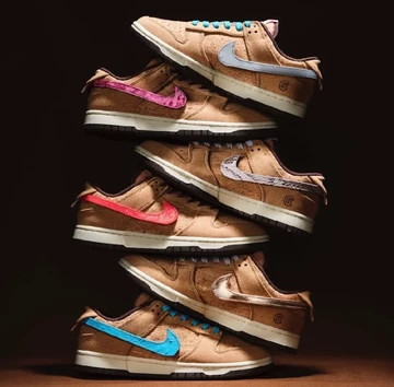 CLOT Nike Dunk Low Cork Lookbook 2