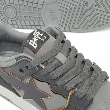 Bape SK8 Sta M2 Gray Detail Zunge