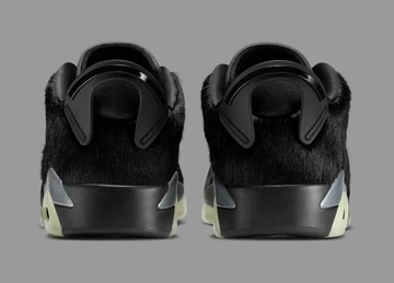 Air Jordan 6 Low Blackout von hinten