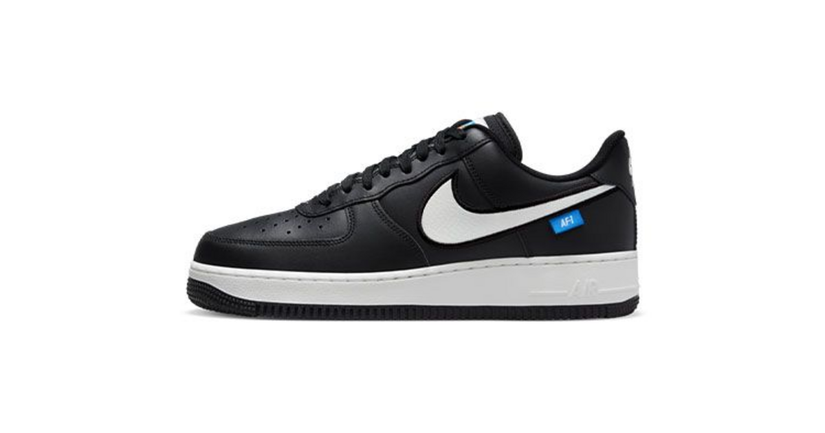 Air Force Low Black White Swoosh FN7804-001 Dead Stock