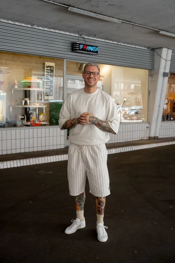 adidas Handball Spezial Cloud White Christopher Lookbook3