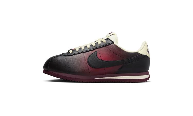 All black leather nike cortez on sale