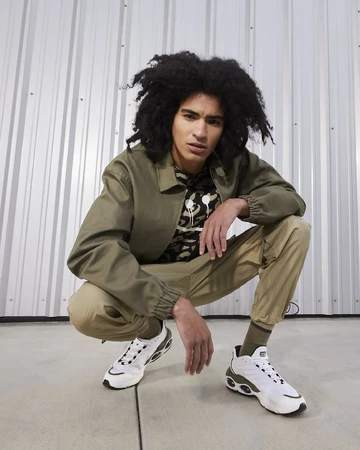 Nike Air Max TW White Olive On Feet