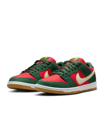 Nike SB Dunk Low Seattle Supersonics Paar schräg seitlich