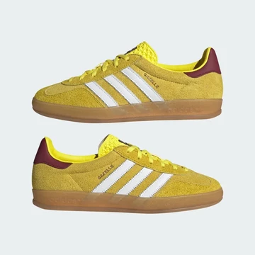 adidas Gazelle Indoor Bright Yellow beide