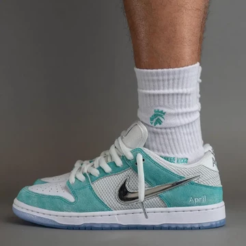 April Skateboards Nike SB Dunk Low On Feet