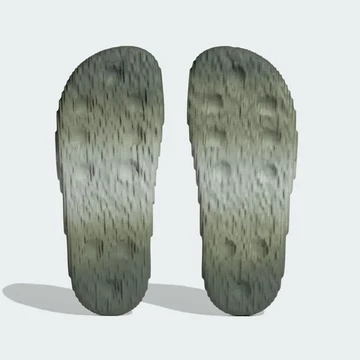 adidas adilette 22 Green Silver Paar Sohle