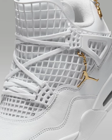 Jordan 4 NET White Detail Zunge