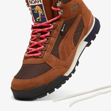 NOAH x Puma RDR Boot Gore-Tex Mahogany Upper Details