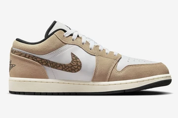 Jordan 1 Low Brown Elephant Außenseite