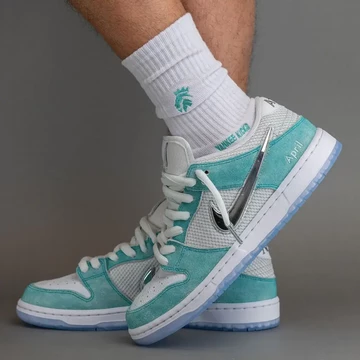 April Skateboards Nike SB Dunk Low On Feet Motion