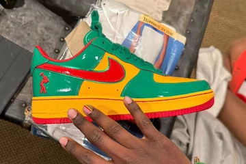 Lil Yachty x Nike Air Force 1 Lucky Green Außenseite