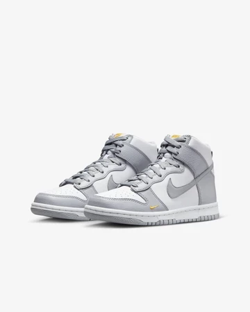 Dunk High Wolf Grey Mini Swoosh - Paar