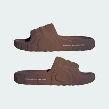 adidas adilette 22 Shadow Brown Rechts Links