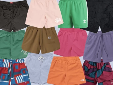 Die besten Badehosen alle auf einem bild