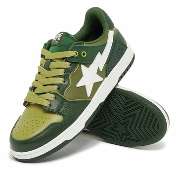 Bape SK8 Sta M2 Green Schräg