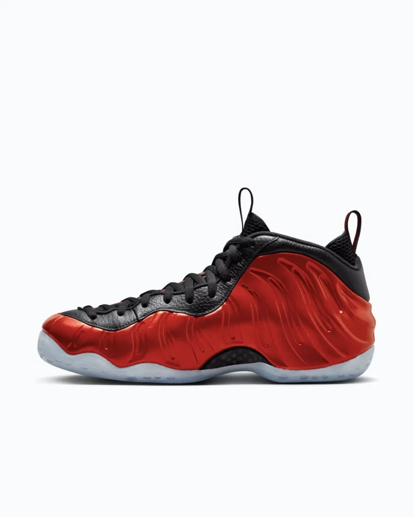 Nike foamposite metallic best sale