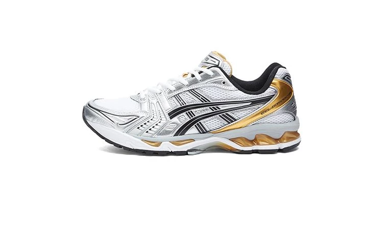 Asics shoes gold on sale