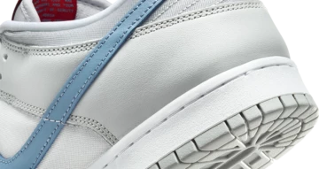 Dunk Low Silver Surfer Ferse Closeup