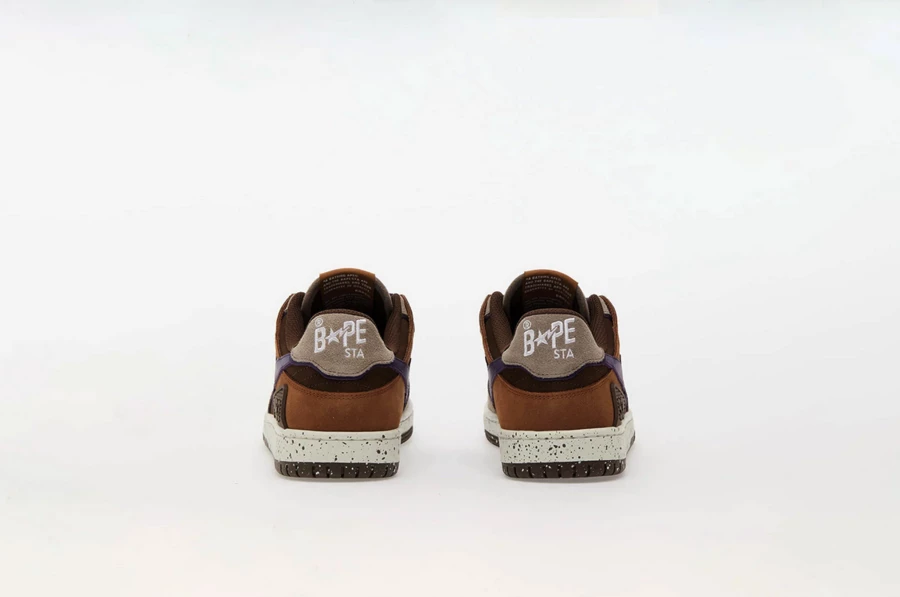 A Bathing Ape Bape Sk8 Sta M2 Brown Dead Stock