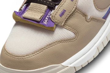Nike Air Dunk Jumbo Tan Mushroom Details