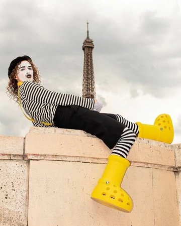 MSCHF Crocs Yellow Big Boot Lookbook 4