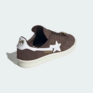 BAPE adidas Campus 80s Brown IF3379 von hinten