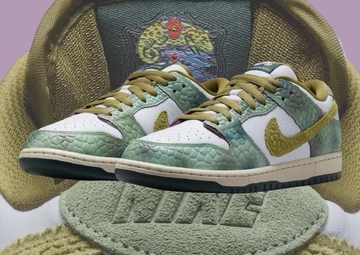 Alexis Sablone Nike SB Dunk Low Oil Green Moodbild