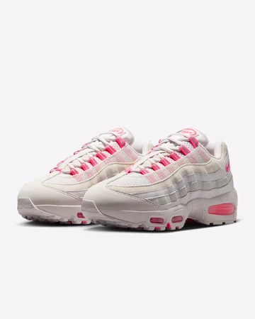 Air Max 95 Hyper Pink Platinum Paar seitlich