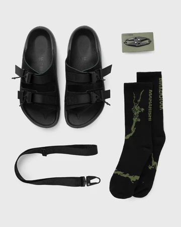 Maharishi x Birkenstock Mogami Terra Tech Pack - Black, Übersicht