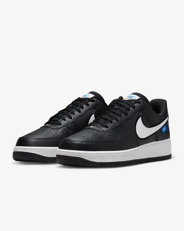 Air Force 1 Low Black White Swoosh