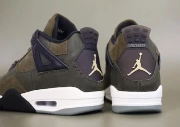 Jordan 4 Craft Medium Olive Motion Ferse