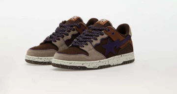 A Bathing Ape Bape Sk8 Sta 7 M2 Brown Paar