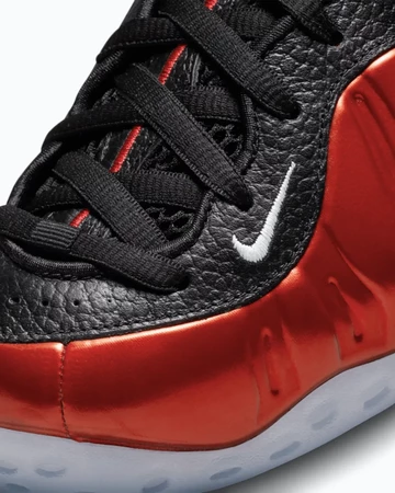 Nike Air Foamposite One Metallic Red Detail Toebox